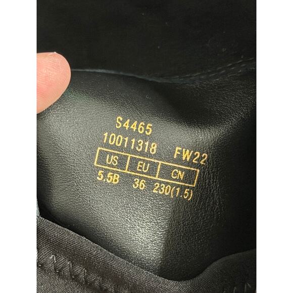 Stuart Weitzman 5050 Boot Over The Knee Leather Suede Size 5.5 Block Heel NEW - Picture 7 of 8